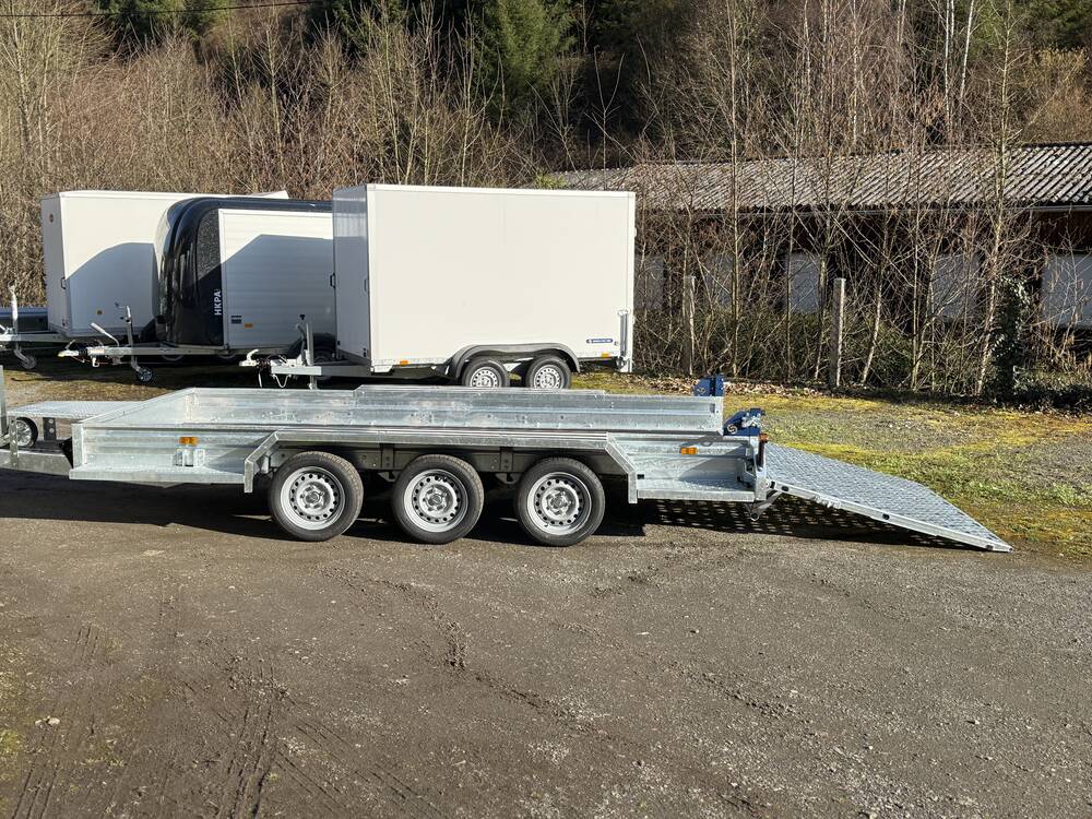 Magnum S MG 400 182 3500 3 - 4 Meter Baumaschinenanhänger Tridem