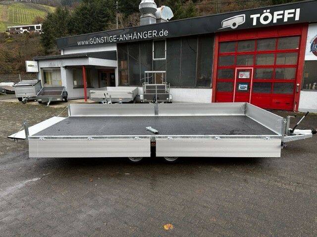 Klappbare Seitenwände aus Aluminium mit rausnehmbaren Mittelhalter