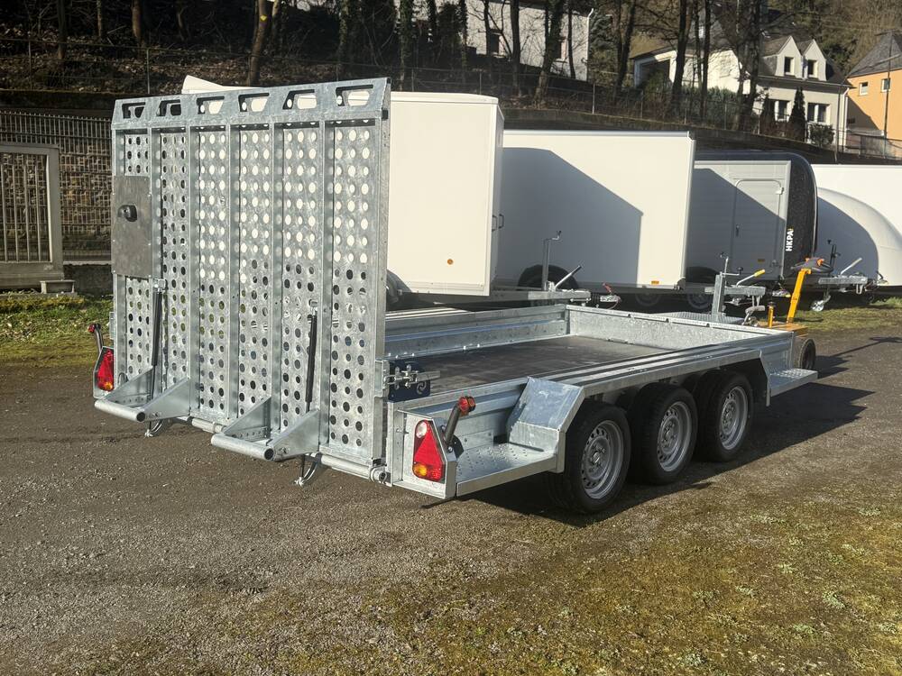 Magnum S MG 400 182 3500 3 - 4 Meter Baumaschinenanhänger Tridem