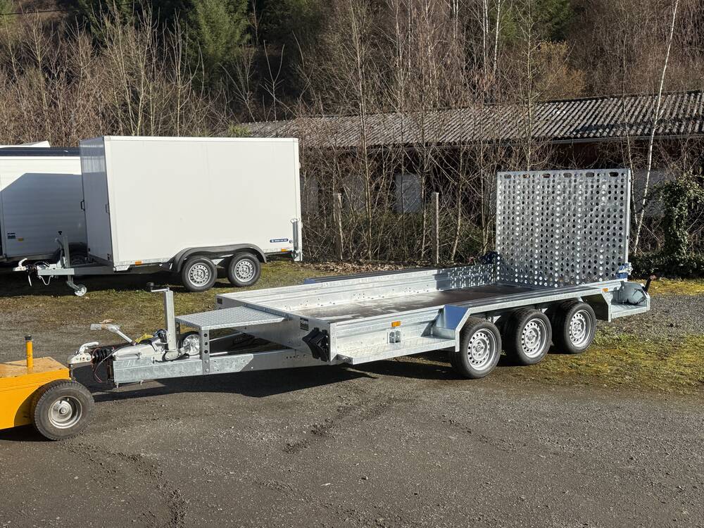 Magnum S MG 400 182 3500 3 - 4 Meter Baumaschinenanhänger Tridem