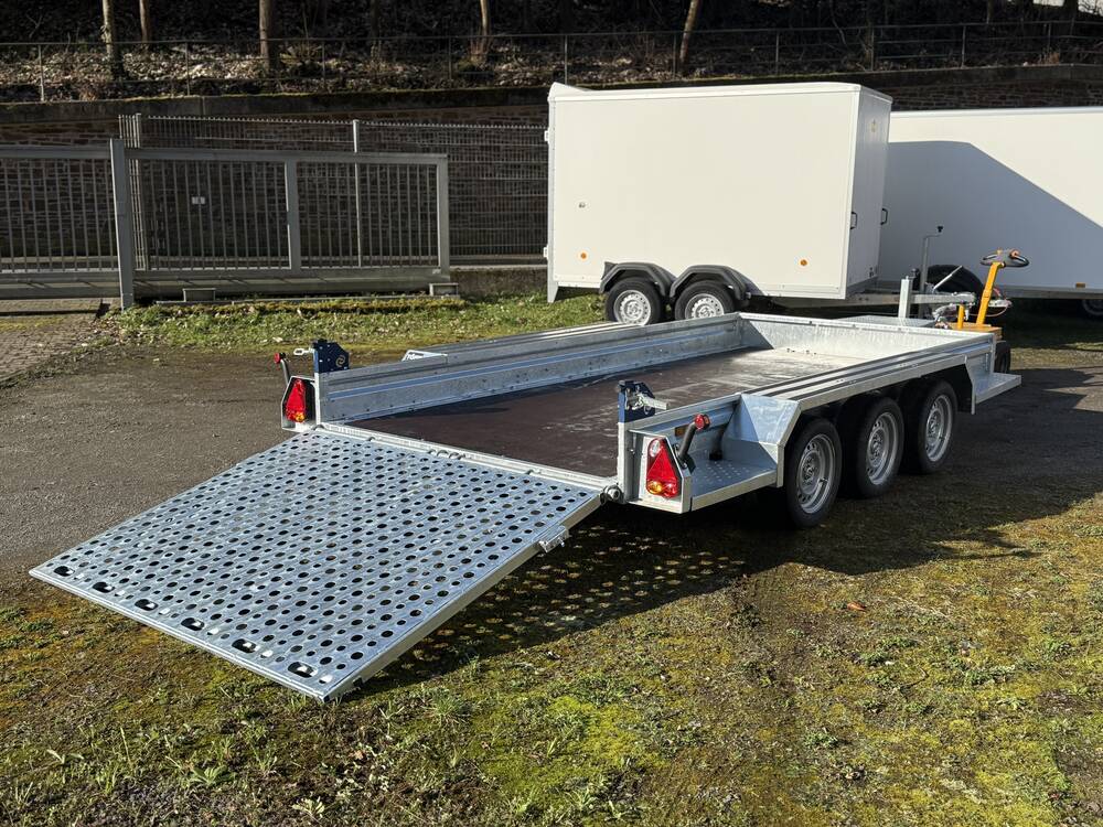 Magnum S MG 400 182 3500 3 - 4 Meter Baumaschinenanhänger Tridem