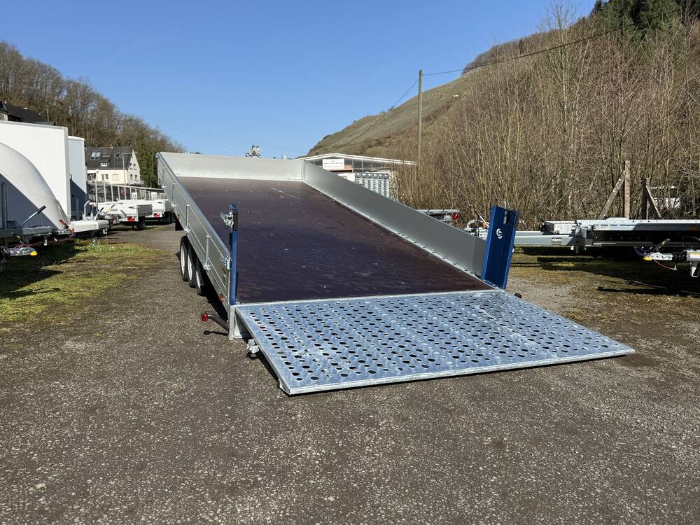 TP 507 210 3500 3 Tridem mit Heckrampe kippbar und Aluwänden
