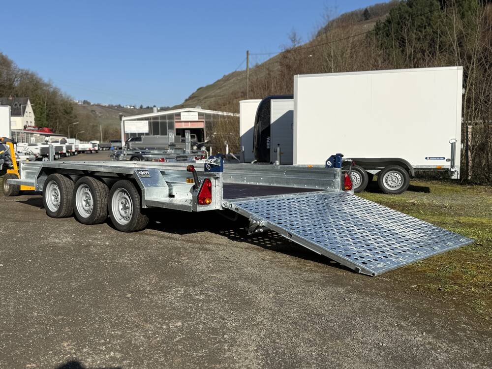 Magnum S MG 400 182 3500 3 - 4 Meter Baumaschinenanhänger Tridem