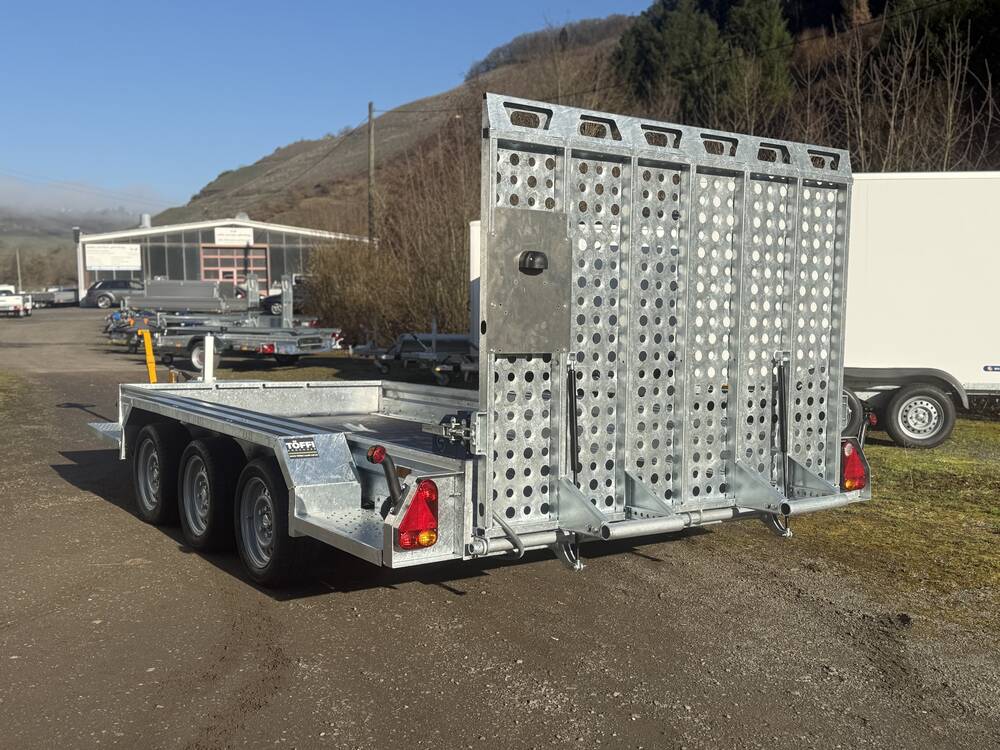 Magnum S MG 400 182 3500 3 - 4 Meter Baumaschinenanhänger Tridem